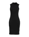 Armani Exchange Midi Dresses In Black