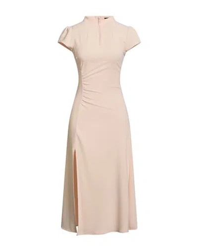 Armani Exchange Woman Midi Dress Light Pink Size 2 Polyester In Neutral