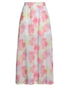 Armani Exchange Woman Midi Skirt Pink Size 8 Polyester