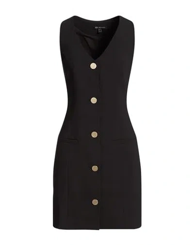 Armani Exchange Woman Mini Dress Black Size 10 Polyester