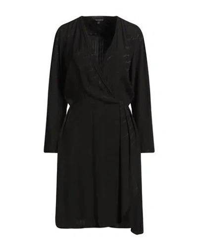 Armani Exchange Woman Mini Dress Black Size 6 Viscose