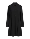 Armani Exchange Logo-patch Flared Dress In Black