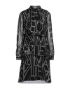 Armani Exchange Woman Mini Dress Black Size 8 Polyester