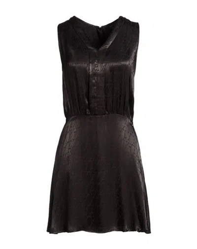 Armani Exchange Woman Mini Dress Black Size 8 Viscose