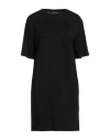 Armani Exchange Woman Mini Dress Black Size L Cotton