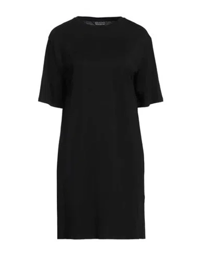 Armani Exchange Woman Mini Dress Black Size L Cotton