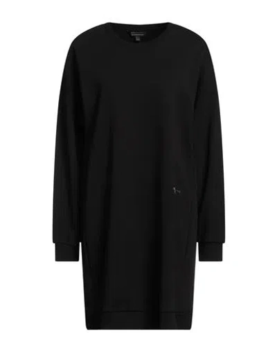 Armani Exchange Woman Mini Dress Black Size L Cotton, Polyester