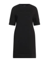 Armani Exchange Woman Mini Dress Black Size M Cotton, Polyester, Elastane