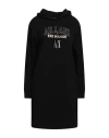 Armani Exchange Woman Mini Dress Black Size S Cotton, Polyester, Elastane