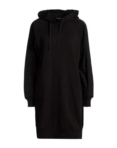 Armani Exchange Woman Mini Dress Black Size S Cotton