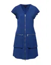 Armani Exchange Short Dresses In Blue