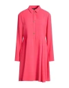 Armani Exchange Woman Mini Dress Coral Size 4 Polyester In Red