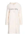 Armani Exchange Woman Mini Dress Cream Size M Cotton In White