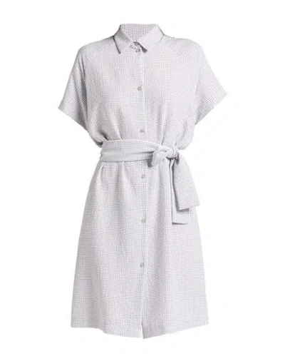 Armani Exchange Woman Mini Dress Grey Size 10 Polyester, Viscose