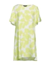 Armani Exchange Woman Mini Dress Light Green Size 6 Viscose, Polyamide
