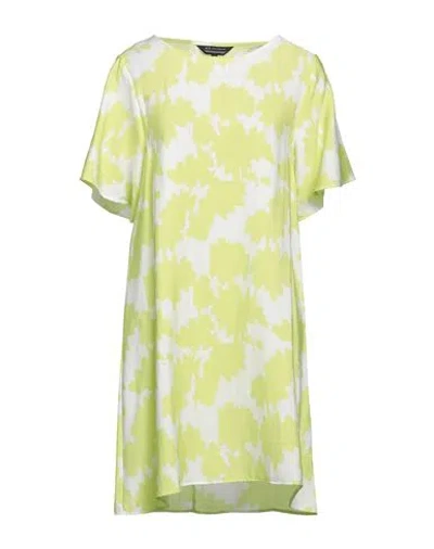 Armani Exchange Woman Mini Dress Light Green Size 6 Viscose, Polyamide