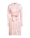 Armani Exchange Woman Mini Dress Light Pink Size 2 Viscose In Pink