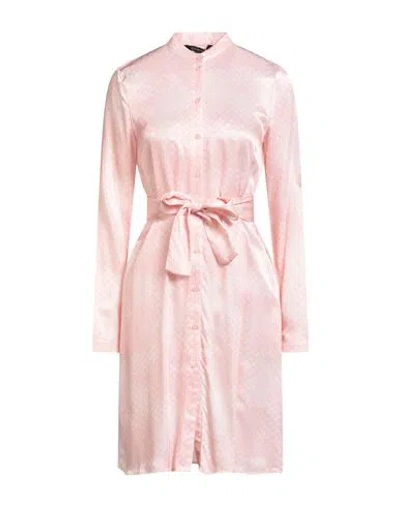 Armani Exchange Woman Mini Dress Light Pink Size 2 Viscose