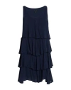 Armani Exchange Woman Mini Dress Navy Size 10 Viscose