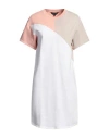 Armani Exchange Woman Mini Dress Pink Size L Cotton In Pink