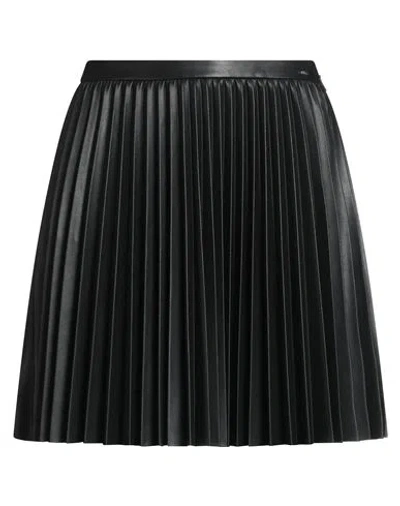 Armani Exchange Woman Mini Skirt Black Size 0 Polyester, Polyurethane