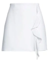 Armani Exchange Woman Mini Skirt White Size 10 Polyester