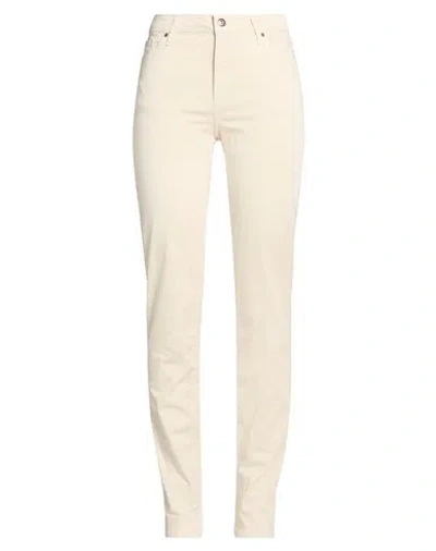 Armani Exchange Woman Pants Beige Size 31w-32l Cotton, Elastane In Neutral