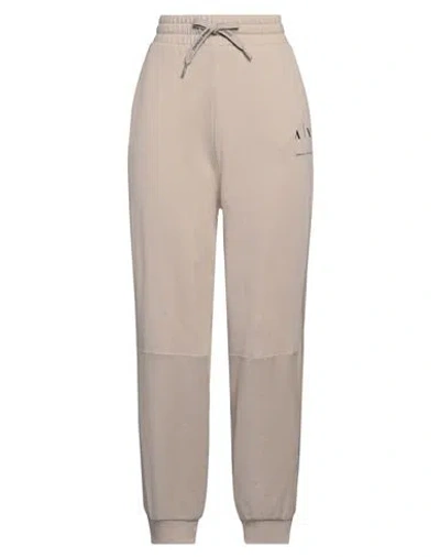 Armani Exchange Woman Pants Beige Size L Cotton, Elastane