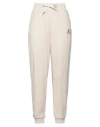 Armani Exchange Woman Pants Beige Size M Cotton, Elastane