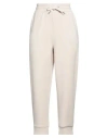 Armani Exchange Woman Pants Beige Size L Modal, Polyester, Elastane In Beige