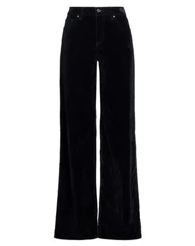 Armani Exchange Woman Pants Black Size 24 Cotton, Lyocell, Polyester, Viscose, Elastane