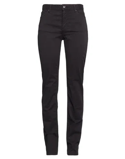 Armani Exchange Woman Pants Black Size 32w-32l Cotton, Elastane