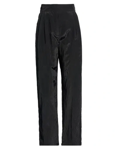 Armani Exchange Woman Pants Black Size 6 Viscose, Polyamide