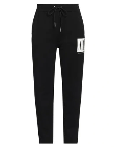 Armani Exchange Woman Pants Black Size L Cotton