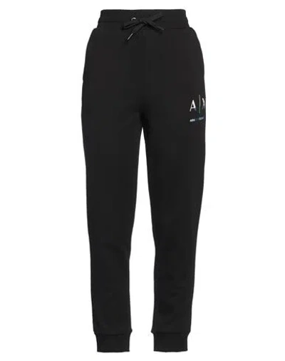 ARMANI EXCHANGE ARMANI EXCHANGE WOMAN PANTS BLACK SIZE L COTTON