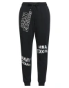 Armani Exchange Woman Pants Black Size L Cotton, Elastane