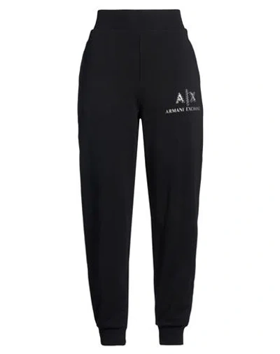 Armani Exchange Woman Pants Black Size S Cotton