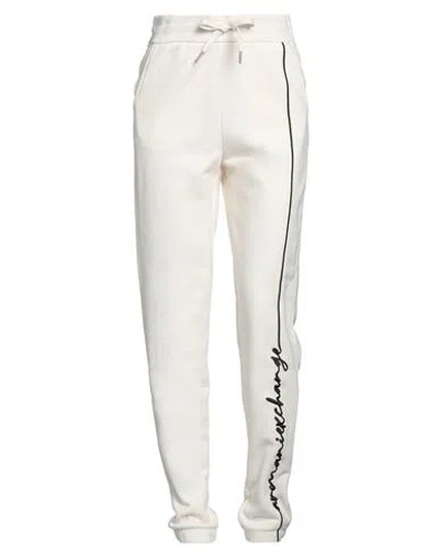 Armani Exchange Woman Pants Cream Size Xs Cotton, Polyester, Elastane In White
