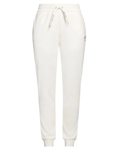 Armani Exchange Woman Pants Ivory Size Xl Cotton, Polyester, Elastane In White