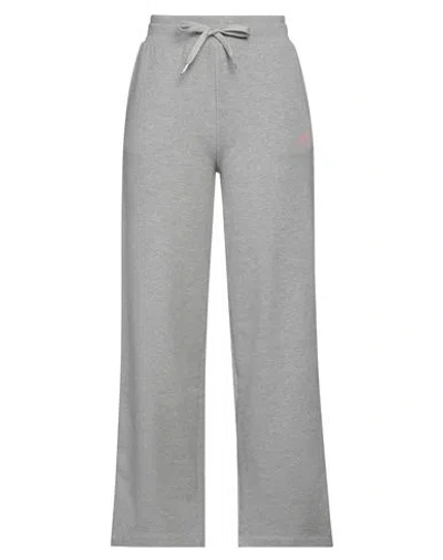 Armani Exchange Woman Pants Light Grey Size L Cotton, Polyester, Elastane