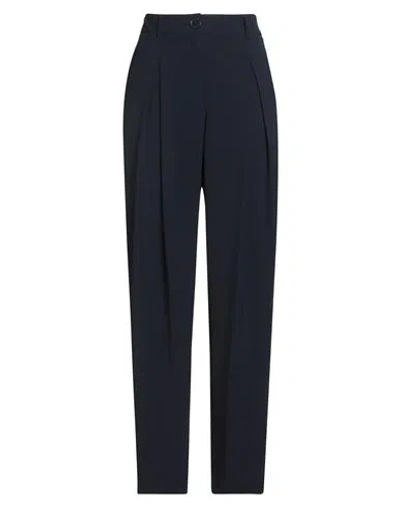 Armani Exchange Woman Pants Midnight Blue Size 6 Polyester
