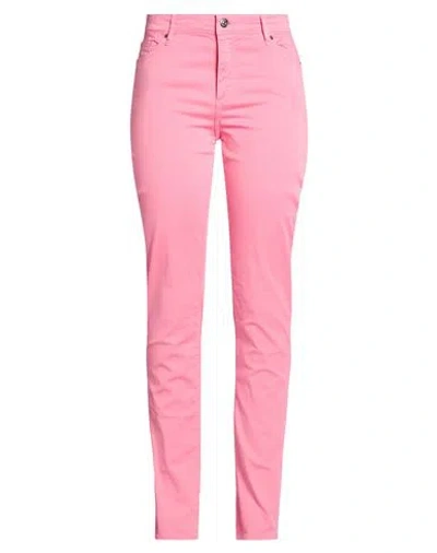 Armani Exchange Woman Pants Pink Size 30w-32l Cotton, Elastane