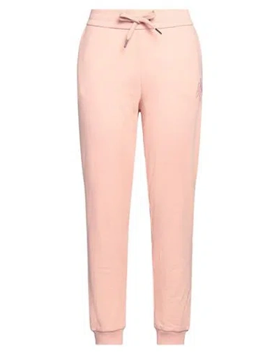 Armani Exchange Woman Pants Pink Size L Cotton, Elastane