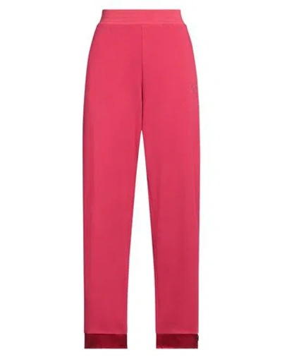 Armani Exchange Woman Pants Red Size L Cotton, Elastane