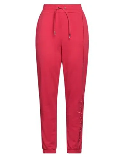 Armani Exchange Woman Pants Red Size L Cotton, Polyester, Elastane