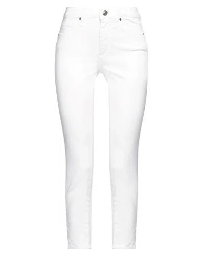 ARMANI EXCHANGE ARMANI EXCHANGE WOMAN PANTS WHITE SIZE 25 COTTON, ELASTANE