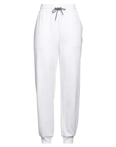 Armani Exchange Woman Pants White Size L Cotton
