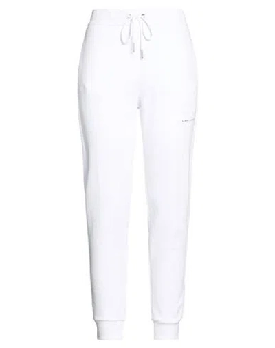 Armani Exchange Woman Pants White Size L Cotton