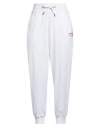 Armani Exchange Woman Pants White Size L Cotton, Polyester, Elastomultiester, Elastane In White