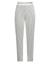Armani Exchange Woman Pants White Size L Polyester, Cotton
